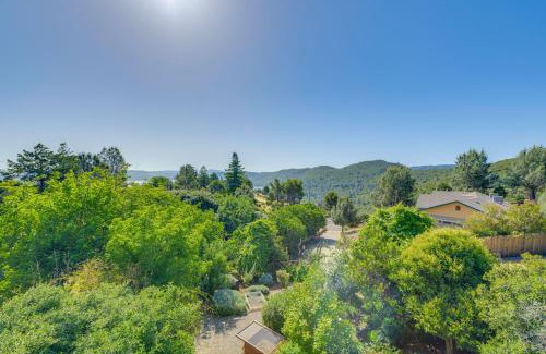 Clear Lake House | Kelseyville Home with Deck and Clear Lake Views!