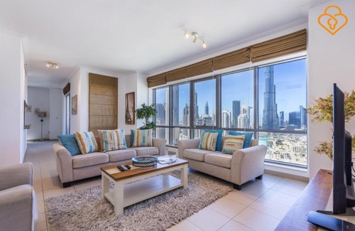 Downtown Dubai Apartment | Keysplease 3 B/R Burj View Apt, South Ridge Downtown Dubai