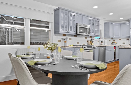 Columbine House | Kid+Pet Friendly Getaway with Game Room and Hot Tub!