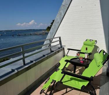 Gluecksburg Apartment | Kiek op de See - mit Fahrrädern