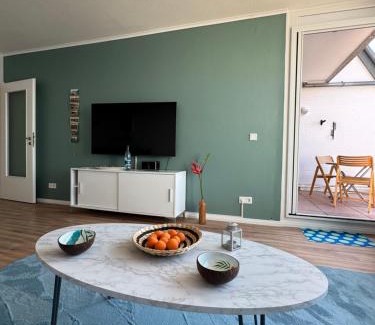 Gluecksburg Apartment | Kiek op de See - mit Fahrrädern
