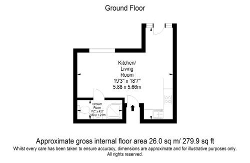 Bognor Regis Apartment | Knighton Chambers, Bognor Regis - Brand new studio