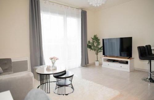 Lingolsheim Apartment | L’Élégant - T2 - 10 min aéroport - Parking privé