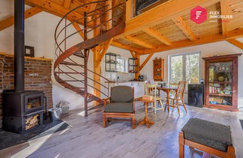 Notre-Dame-Des-Bois Ski Chalet | L'Ermite - Rustique Écoresponsable Dans la nature