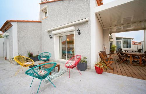 Saint-Laurent-de-la-Salanque Villa | L'Onde calme, charmante villa avec piscine