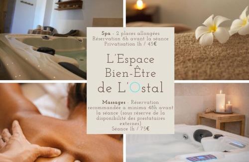Saint-Hilaire-d'Ozilhan House | L'Ostal Saint Hilaire d'Ozilhan - Bed & Breakfast - Spa