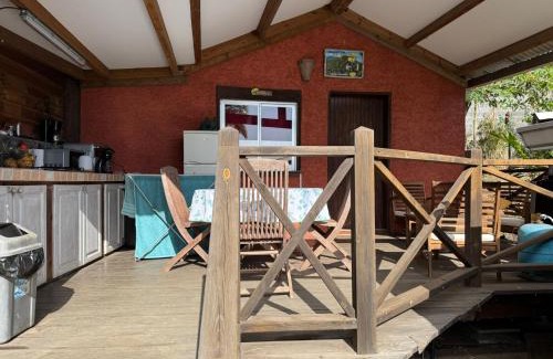 Le Portail Apartment | La Bananeraie Apt 35m2 piscine jardin tropical parking privé