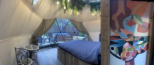 Willems Bed & Breakfast | La Ferme 1851 - Cabane Spa Nordique privé vue sur champ