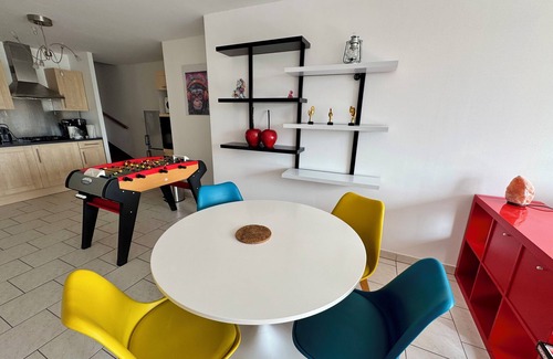 Socourt Condo | La Terrasse vue étangs, Table soccer, board games by BookingFuté