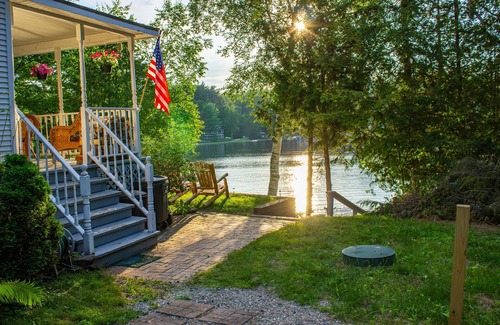 Eden House | Lake front home with in-deck outdoor hot tub and spectacular lake views!