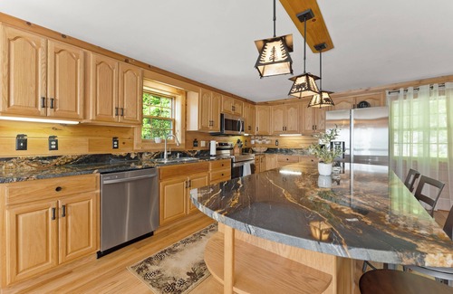 Diamond Point Cabin | Lake George and mountain views on 52 acres+private pond! Right in Bolton Landing