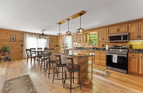 Diamond Point Cabin | Lake George and mountain views on 52 acres+private pond! Right in Bolton Landing