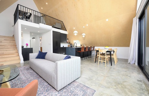 Tool House | LAKE GETAWAY FRAME: A-Frame Cabin with Lake Views & Hammock Deck STAR GAZER!