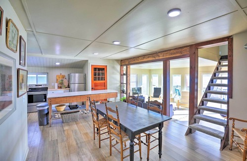Hamlin County Cabin | Lakefront Cabin w/Patio & Views in Lake Norden