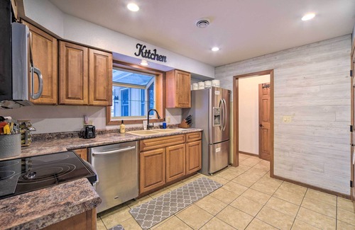 Chetek House | Lakefront Chetek Haven: Dock, Screened Gazebo