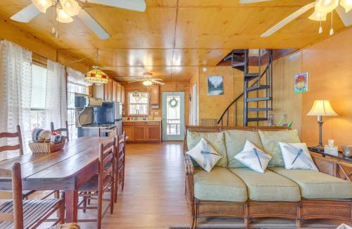 Delta House | Lakefront Delta Cabin Rental with Boat Dock and Deck!