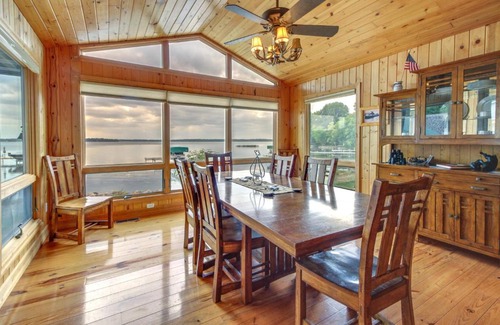 Isle House | Lakefront Isle Escape with Dock and Fire Pit!
