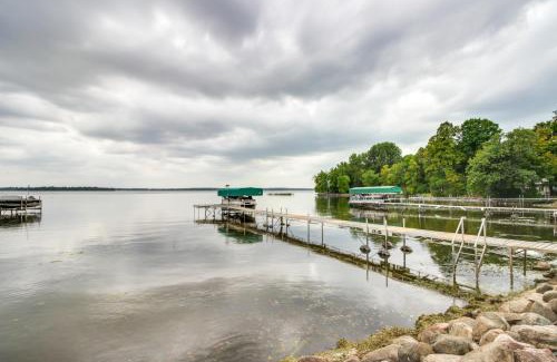 Isle House | Lakefront Isle Escape with Dock and Fire Pit!