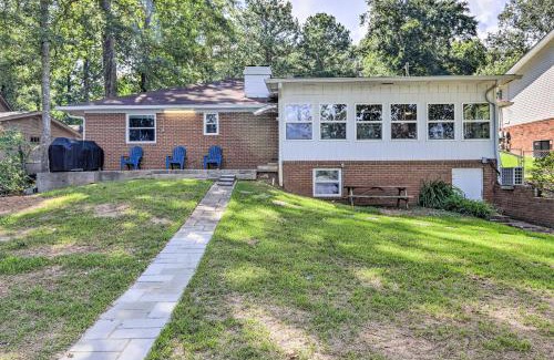Macon House | Lakefront Macon Getaway Grill, Pet Friendly!