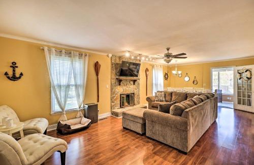 Macon House | Lakefront Macon Home with Pool, Dock and Fishing!