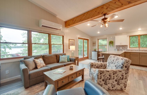 Osceola Cabin | Lakefront Osceola Vacation Rental - Dogs Welcome!
