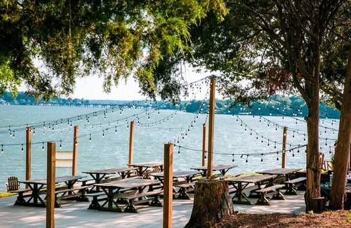 Steele Creek House | Lakefront Property Two Bedroom Cabin #31 at Long Cove Resort by Redawning