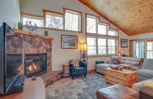 Tomahawk House | Lakefront Tomahawk Getaway with Deck and 2 Fireplaces!