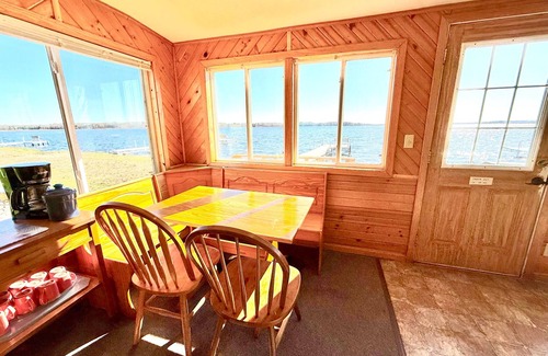 Crivitz Cabin | Lakeside Cabin on Lake Noquebay - Including Your Own Pier, Kayak/Canoes, & More!