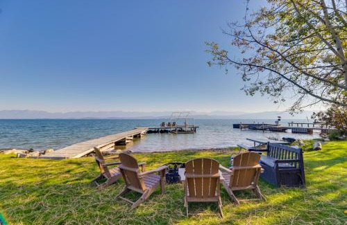 Lakeside House | Lakeside Cabin with Beach about 14 Mi to Ski Area!