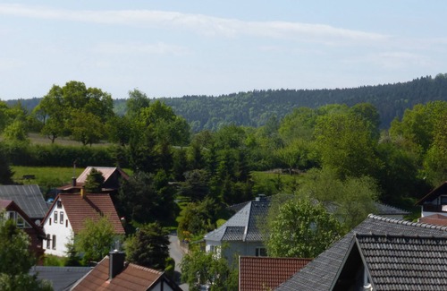 Schalkau Apartment | Large apartment with a beautiful view over the roofs of Schalkau