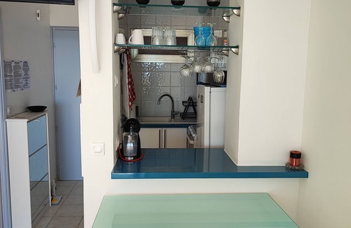 Saint-Laurent-du-Var Apartment | Large studio by the sea direct access to the beach