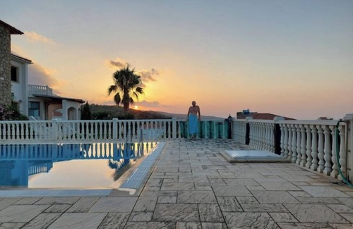 Bahceli House | Large villa with large pool, garden, sea, forest, mountain view and privacynn