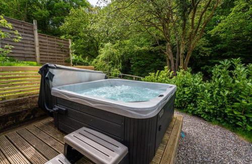 Ammanford Apartment | Lavender Lodge 1BR with Hot Tub and Sauna near Black Mountain