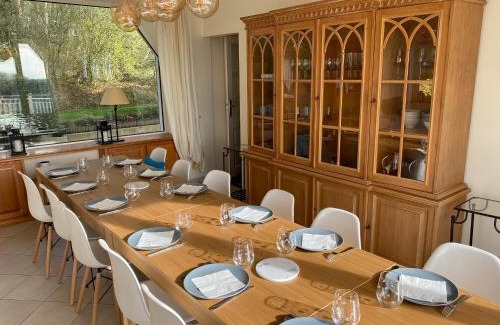 Pleherel-Plage-Vieux-Bourg Villa | Le Belvédère - Villa 14 personnes - Plage à pied - Piscine couverte et chauffée