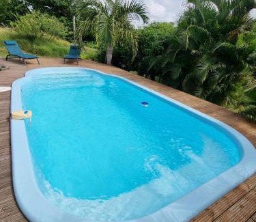 Le Vauclin Apartment | Le Goyav' appart avec piscine et jacuzzi au Vauclin