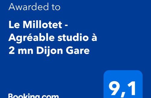 Faubourg North Apartment | Le Millotet - Agréable studio à 2 mn Dijon Gare