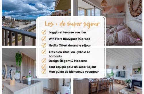 Le Barcares Apartment | Le Nid Cosy accès direct sur la mer