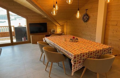 Saint-Sorlin-d'Arves Apartment | LE REFUGE DES AIGUILLES / produit rare, superbe duplex 130m2, 10 pers., 4*