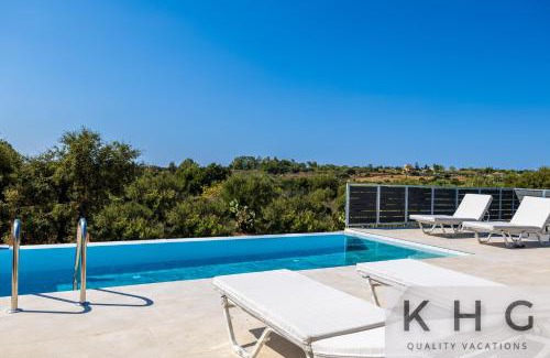 Karavados Villa | Leo's Red stone & White stone made villas, 2 villas with private pool in Karavados village