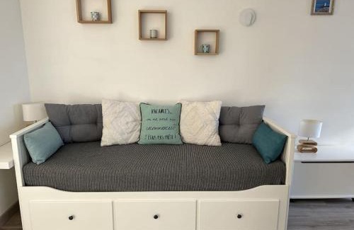 Pleneuf-Val-Andre Apartment | Les Bains Studio Vue Mer