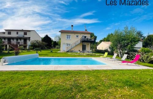 Annesse-et-Beaulieu House | Les Mazades à 10 min de Périgueux avec piscine chauffée, meublé de tourisme classé 3 étoiles