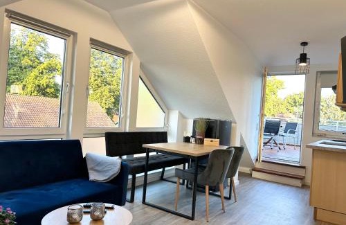 Kaltenweide Apartment | LGH-Moderne, ruhige Wohnung, Nähe zum Flughafen und Autobahn, 24h-self-check-in, vollausgestattet, DisneyPlus, Waschmaschine