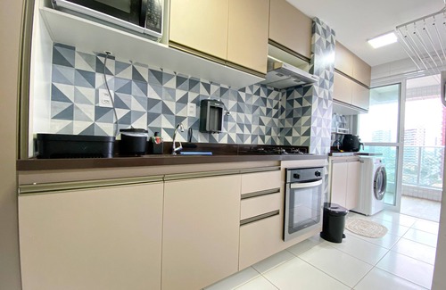 Atalaia Apartment | Lindo Apartamento com Vista Panorâmica ao Mar com 2/4 Climatizados na Atalaia