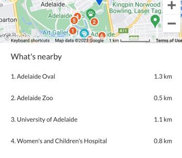 North Adelaide Apartment | Location location: Melbourne street views