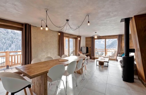 Champagny-en-Vanoise Apartment | Lodge 10 personnes proche pistes et commerces belle vue