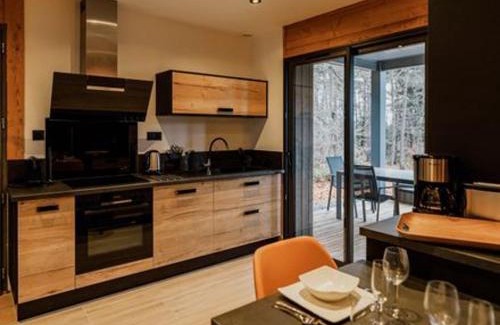 Le Chambon-sur-Lignon House | Lodge avec bain à remous privatif, proche du golf et piscine réservée - Confort et activités garanties - FR-1-582-373