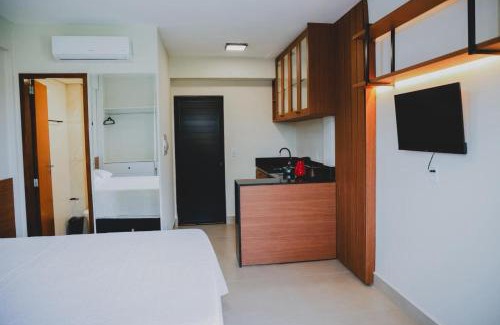 Dom Aquino Apartment | Loft completo e climatizado a 2 minutos do centro