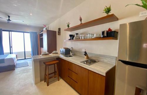 Tulum Apartment | Loft in Veleta - Private Rooftop Pool - Fast WiFi