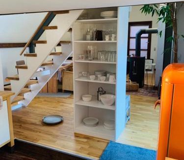 Gross-Umstadt Apartment | Loftwohnung in einer preisgekrönten Denkmalhofreite