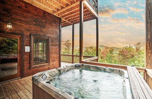 Ridges Over the Lake House | Long-Range Views Game Room Fire Pit Pets